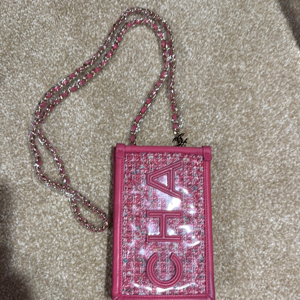 CHANEL Pink Crossbody Bag